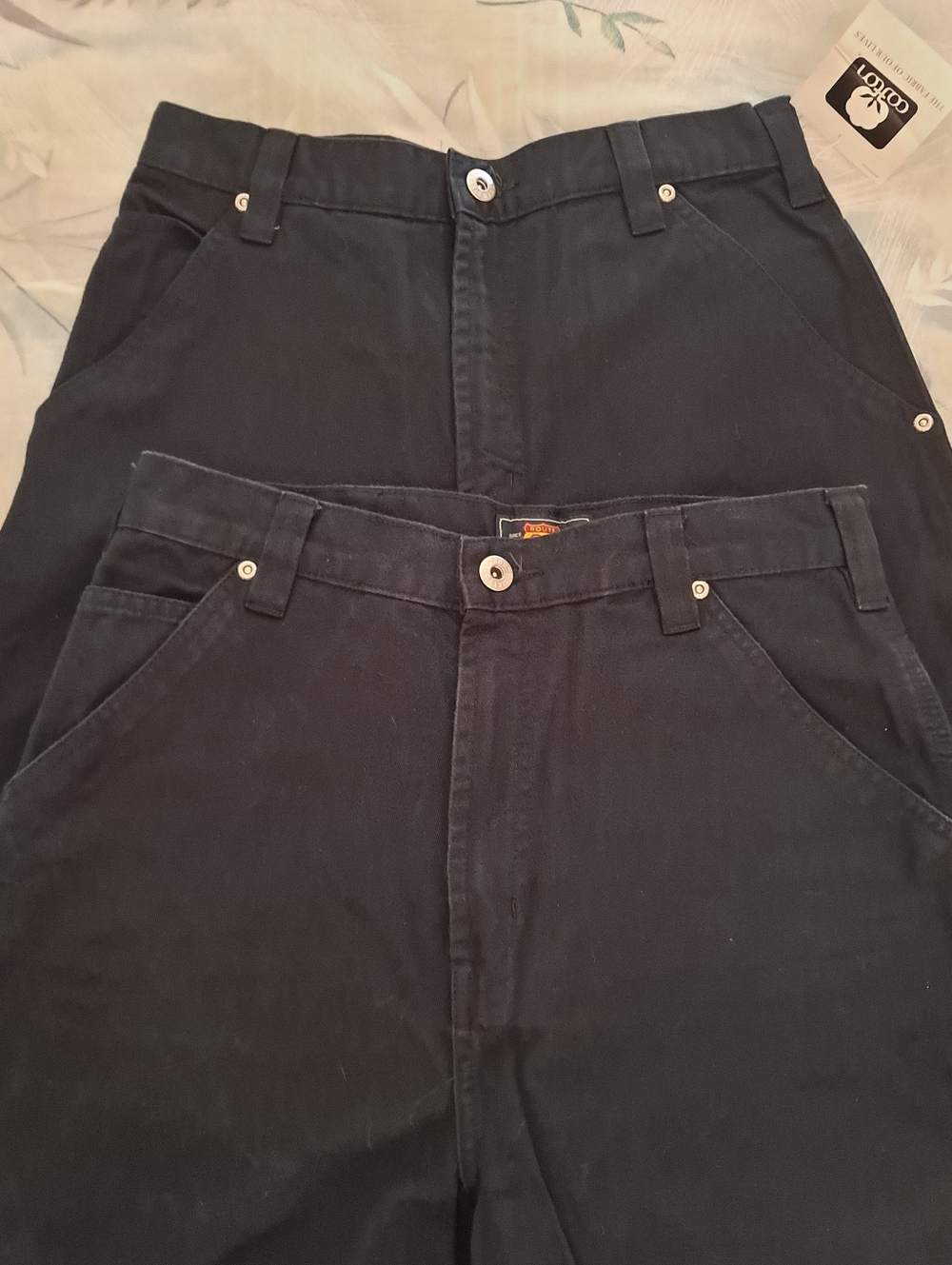 Pair Of Route 66 Boy's Black Carpenter Shorts